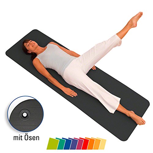AIREX Gymnastikmatte Fitline 180 inkl. Ösen, Turnmatte, Sportmatte, Fitnessmatte