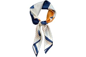 MAIRY Scarfs for Women Satin Hijab Bandana Silk Like Head Neck Scarf Neckerchief Headwear Square Scarves Gifts 27 Inch