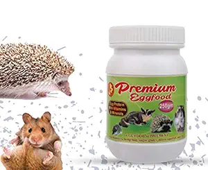 Pet Care International (PCI) Egg Food || Designed for Hamster, Sugar Glider, Hedgehog, Mice, Micro Squirrel || Provide Essential Vitamins, Minerals and Nutrients || 250grm