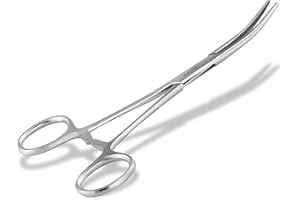 INSTRUMENTENRW DEUTSCHLAND Hakenlöser Lösezange Zange Angeln Klemme Gebogen - Edelstahl Rostfrei (16 cm)