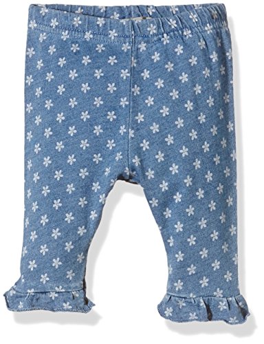 NAME IT Baby Girls' Nitiben NB CU Capri Ger 216 Shorts, Multicoloured (Light Blue Denim), 0-3 Months (Manufacturer Size: 56)