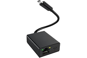 GOERPN Ethernet Adapter for Fire TV Stick,Micro USB to RJ45 Ethernet Network Adapter,High Speed Internet Optimizer up to 100 Mbps for 4K Fire Stick,Chromecast,Google Home Mini and More Streaming TV Sticks