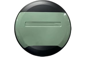 FENQING-Y Spare Tire Cover for Defender, Spare Tire Tyre Wheel Cover Plastic Protector for LR Defender 90 110 130 2 Door 4 Door 2020 2021 2022 2023 2024 2025 (Grasmere Green 2)