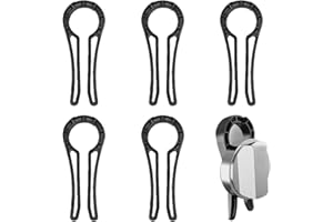 MOLZINY 5 Stück Herdschutz Kinder Drehknöpfe Schlösser für Kindersicherheit Kindersicherung Herdschutz Kinder Drehknöpfe Herdknopf Herdknopf-Sicherheitsabdeckung Für die Küche