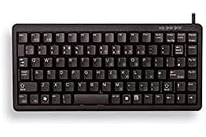 CHERRY Compact Keyboard G84-4100, układ międzynarodowy, klawiatura QWERTY, klawiatura przewodowa, kompaktowa konstrukcja, mechanika ML, czarny