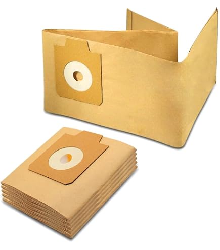 10 Sacchetti Per Aspirapolvere Compatibili Con NILFISK VP 300 E SALTIX 10 - Carta A 2 Strati, Flangia In Gomma, Made In Germany - 5