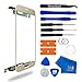 Price comparison product image MMOBIEL Front Glass repair Kit for Samsung Galaxy A5 A520 (2017) Series (Gold) Display Touchscreen incl. 11 pcs Tool Kit