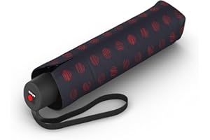 Knirps Regenschirm I.050 Medium Manual Pinta Sailor mit Schirmtasche I kleiner Handöffner Taschenschirm für unterwegs I windstabiler & leichter Mini Schirm