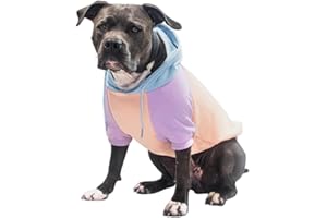 Spark Paws Hunde Kapuzenpullover – Premium-Qualität, butterweich, hervorragender Komfort und Passform, beruhigende Fleece-Innenseite, geeignet für alle Rassen - Cotton Candy - 3XL