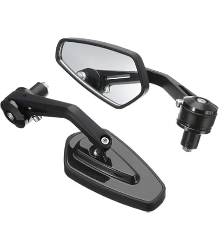 Pair Of Round Chrome Rear-View Mirrors – Left & Right For Royal Enfield Bullet 500