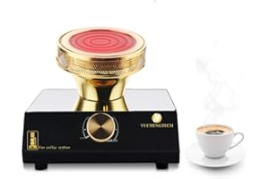 YUCHENGTECH Calentador de café con sifón Calentador de haz halógeno Quemador de café con sifón para olla de sifón 220V (Host)