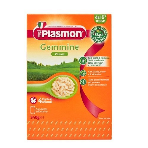 Preisvergleich Produktbild PLASMON pastina Gemmine Babynahrung nudeln ab 6 Monaten 340g