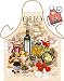 Produktbild Öl Oliven Motiv Kochschürze Italien Olivenöl Gemüse Schürze : Olio Italia -- Themenschürze mit Minischürze für Flaschen