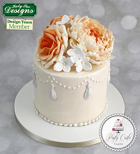 Ornament Drops – Katy Sue Designs Silikonform für Tortendekorationen Cupcakes Fondant und Zuckerwaren - 4