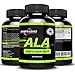 Produktbild ALA, Beste Alpha-Liponsäure Nahrungsmittelergänzung, Vorteile: bessere Verdauung, gesteigerte Kreatin- und Aminosäureaufnahme, besseres Muskelwachstum, hochdosiertes Antioxidant, 250mg, 90 Kapseln