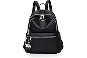 Aucuu, Zaino da donna alla moda, leggero, casual, in nylon, piccolo, antifurto, per la scuola e da viaggio, per donne e ragazze