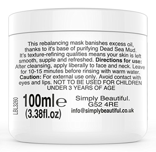 Gesichtsmaske mit Schlamm aus dem Toten Meer – tiefenreinigende, klärende & ausgleichende Wirkung – 100 ml - 2