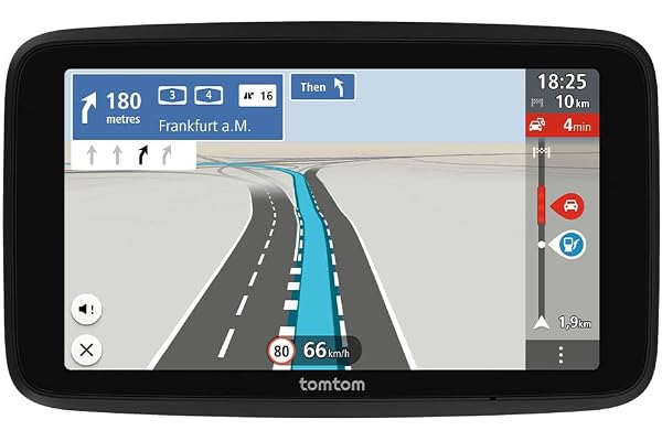 TomTom GPS Voiture GO Classic 2ème génération (6 Pouces, Info Trafic, Essai Alertes des Zones de Danger, Cartes EU, Mise à Jour Via WiFi, Guidage sur Changement de Voie, Fixation Reversible Intégrée)