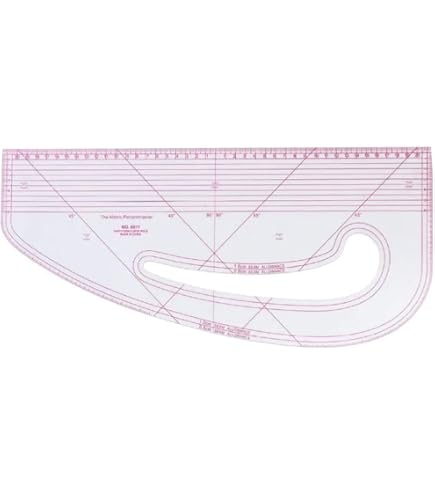 Kearing French Curve Ruler - 24 Inch Flexible Aluminum For Sewing, Pattern Making, Quilting & Design - View #8