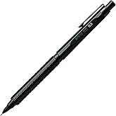 Pentel PP3005-A ORENZNERO basmalı kurşun kalem, otomatik u&ccedil; beslemeli, kırılmaz u&ccedil;, siyah metal g&ouml;vde, 0,5 mm, 1 adet (1'li p