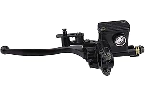 EVGATSAUTO Front Left Brake Master Cylinder Fit for Quad Bike ATV 7/8" 22mm Front Lever Pump