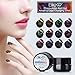 Elite99 Chameleon Colour-changing LED UV Soak off Colourful Lacquer DIY Gel Polish 5ml + Free Brush Pen 3012