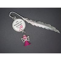 MARQUE PAGE personnalisation possible CADEAU POUR UNE MAMAN ANGE CADEAU PERSONNALISABLE avec un autre texte : mamie, marraine, amie....