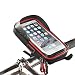 Produktbild Jiasj Fahrrad Lenkertasche, Fahrrad Handyhalter, Wasserdicht Fahrradrahmentasche Mit Touchscreen 360 Grad Drehbar Für Unter 6 Zoll Smartphone