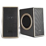 WESDAR Computer Speakers 2.1 Bass Portable USB Powered Stereo Bass Multimedia Set for Mac iMac Gaming PC Laptop Desktop Notebook Computer Tablet, Pack of 2, Grey, 736S-Gr