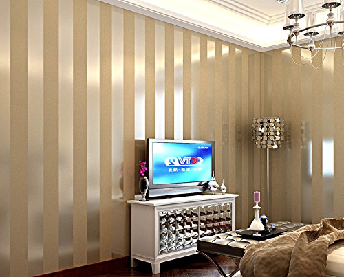 LXPAGTZ Einfache moderne Vlies-Tapete Schlafzimmer Wohnzimmer schwarzen und weißen vertikalen Streifen blau Östliches Mittelmeer Wand Tapete lange 9.5 m * Breite 0,53 m (5 m ²) , 11084 - 3