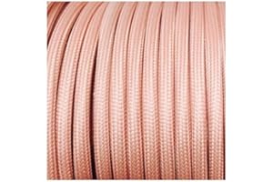 LND Fil Électrique Tissu Cuivre 2x0,75mm² - Câble Électrique Textile de Qualité