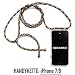 Produktbild HAENGER by MATES IN BERLIN Handgefertigte Designer Handy-Kette für Apple iPhone inkl. Schutzhülle - Handy-Band Handy-Seil Handy-Tasche Umhänge-Band Necklace (iPhone 7/iPhone 8, Camou)