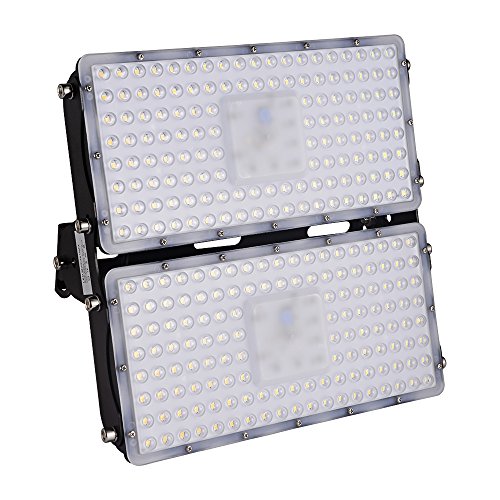 Himanjie LED Projecteur Lumière,IP65 Imperméable,200W Blanc Chaud Lumières de sécurité,Lumière d'inondation,Extérieur et Intérieur - pour Jardin, Terrasse, Square,Cour,Usine,Arbre, Patio