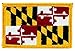 Produktbild Patch Aufnäher bestickt Flagge Maryland zum Aufbügeln USA-Side USA