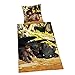 Produktbild Herding 4426209050521 Dragons Bettwäsche Bettwäsche-Set, Baumwolle, Mehrfarbig, 135 x 200 cm
