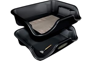 Harvest More Trim Tray 2-Part System, 17" × 15" × 2.5", Stainless Steel Plastic, Black, One Pack