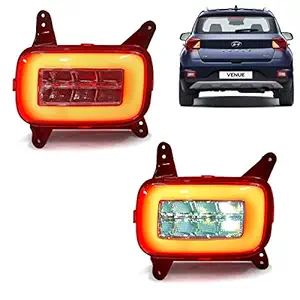 Kingsway Rear Bumper LED Reflector Light for Hyundai Venue (Model Year : 2019 Onwards)