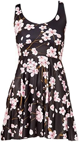 erdbeerloft – girl's Mini Dress with Floral Print, Size: XS/34, Multi, S/M (UK 8-10), M/38, UK 6/8/10/12 - - Medium