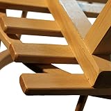 Winterexpress Holzschlitten mit Rückenlehne & Zugleine – Lehne -Kinderschlitten – Schlitten aus Holz Kinderschlitten NEU - 6