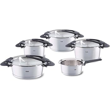 Fissler Topfset intensa – 5-teilig – Edelstahl Kochtopf