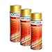 Produktbild 3X DUPLI Color ACRYLLACK BLATTGOLD Optik Effekt EDELMETALLOPTIK ROYAL
