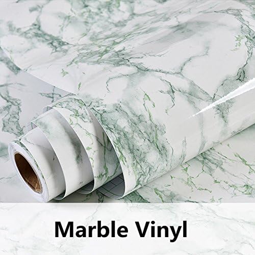 Marble Effect CounterTop Contact Paper Film Vinyl Self Adhesive Decor Wallpaper,7,12" x 48"(30cm x 122cm) DHY