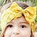 Sanwood Kids Baby Girl Lace Bowknot Headband Headwear (Yellow)