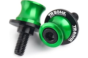 TREONK Supporti per Forcellone Posteriore - M10 Supporti Cavalletto Alluminio per Z750 2006-2017 Z750R 2011-2015 Versys 1000 2012-2015 Versys 650 2003-2014 Ninja250sl 2015-2016 125 Duke 2012-2015