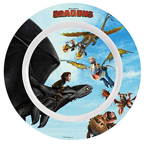 p:os 23713 Frühstücksset Dragons, 3 Teilig Teller, Schale und Becher - 2