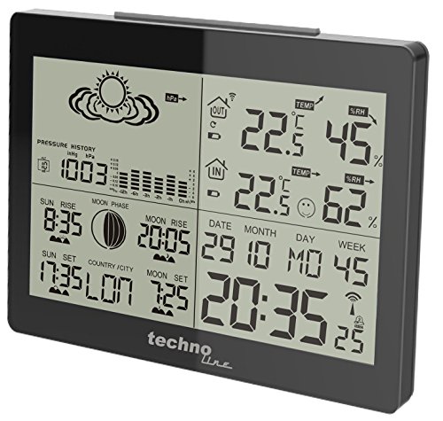 Technoline Wetterstation WS 6760 mit Vorhersage von Wettersituation und Anzeige von Mondphasen in Form von Icons - 2