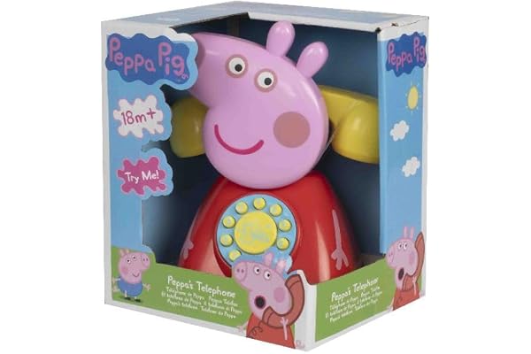 CYP- Teléfono Téléphone Peppa Pig, 1684687, Rouge
