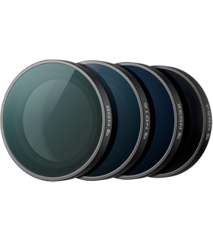 BeisDirect Objektivfilter Für Insta360 GO 3S - ND8/16/32/64 Schutzfilter Set