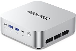 ACEMAGIC Warlord Mini W1 Mini PC - AMD Ryzen 7 8745HS(8C/16T, jusqu'à 4,9 GHz)，32GB DDR5 1TB NVMe SSD Mini Ordinateur de Bureau, AMD Radeon 780M PC Mini, 8K HD Vision, WiFi 6, BT 5.2, Win 11 Pro