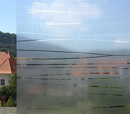 LINEA Fix Fensterfolie Garbi - Streifen Größenwahl: 0.46m x 0.50 m